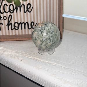 Tree Moss Agate Crystal Sphere